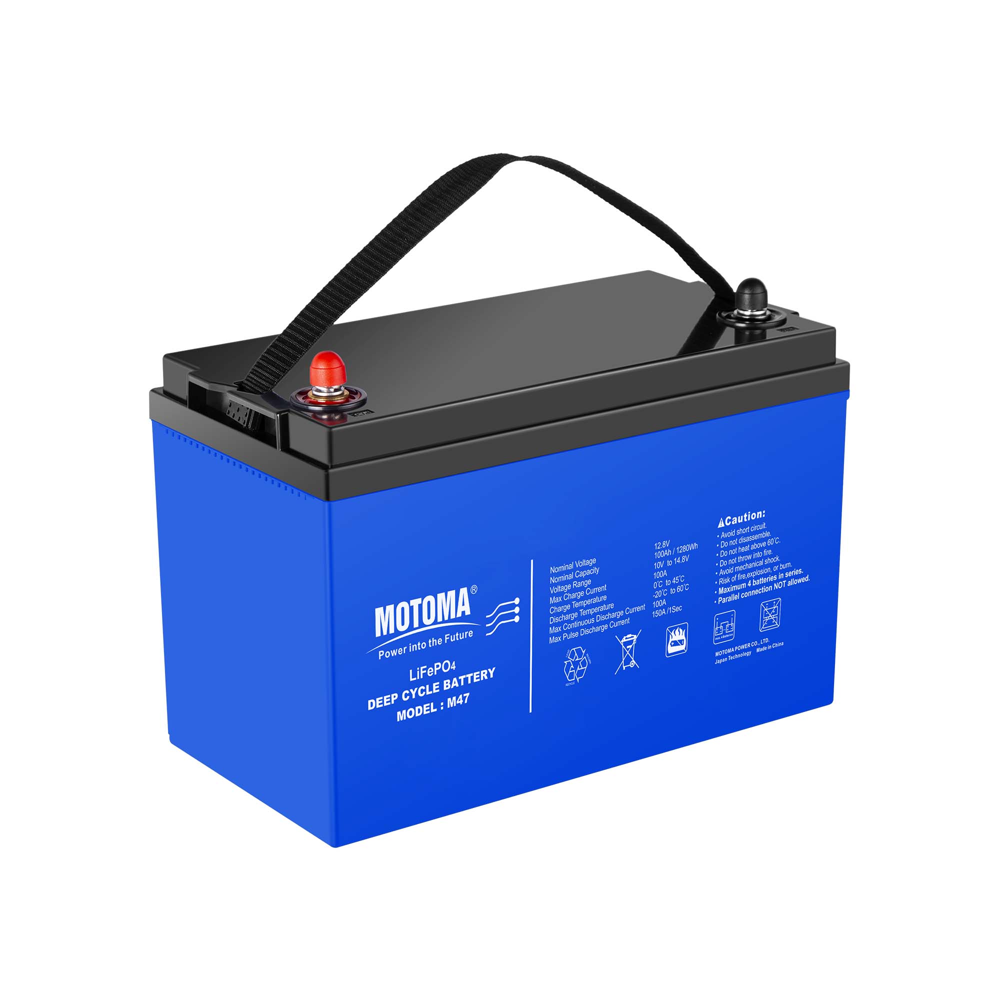 12.8V 100AH / 1.28 KWH (M47) - Image 3