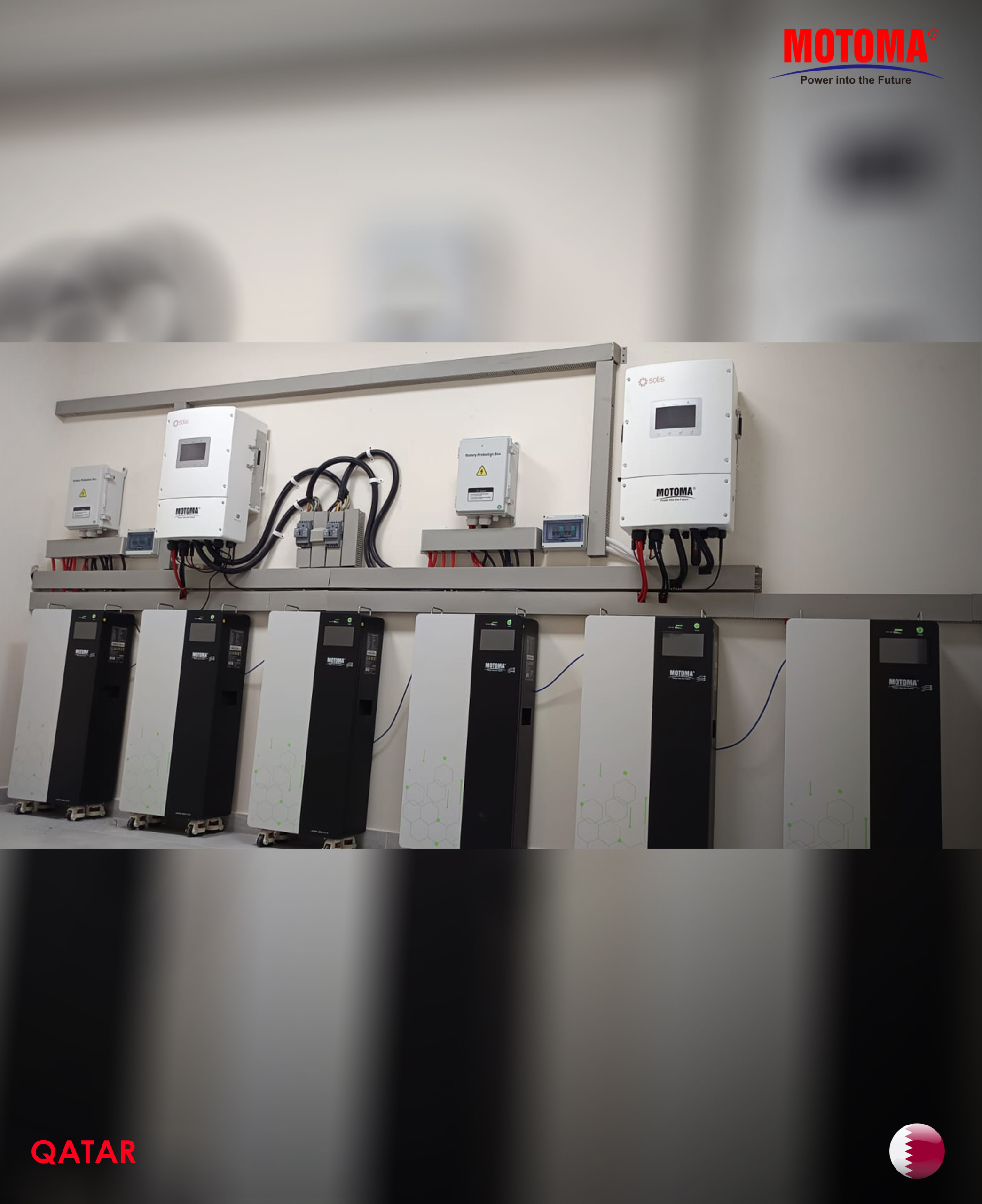 MOTOMA | MOTOMA Launches Smart Energy Storage Project in Qatar Featuring M90 PRO LiFePO₄ Batteries