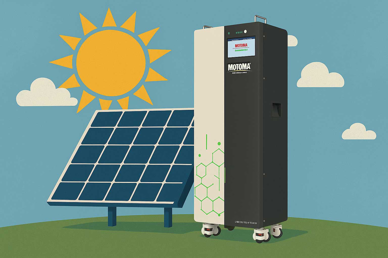 MOTOMA | Solar Battery Storage Explained - Safe and Smart Energy for the Future
