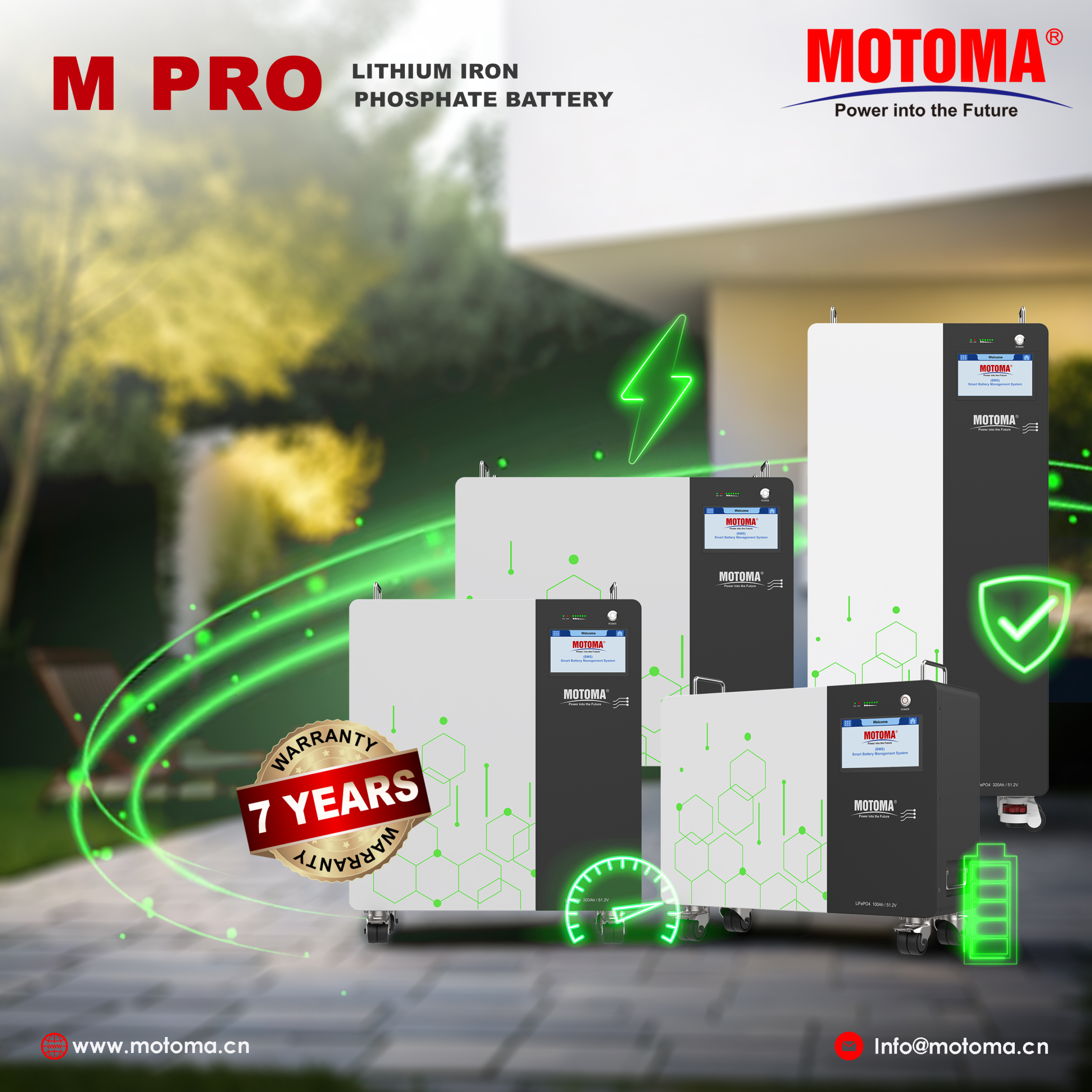 MOTOMA | Home Battery Energy Storage Systems - Saving and Energy Independence for House Owner