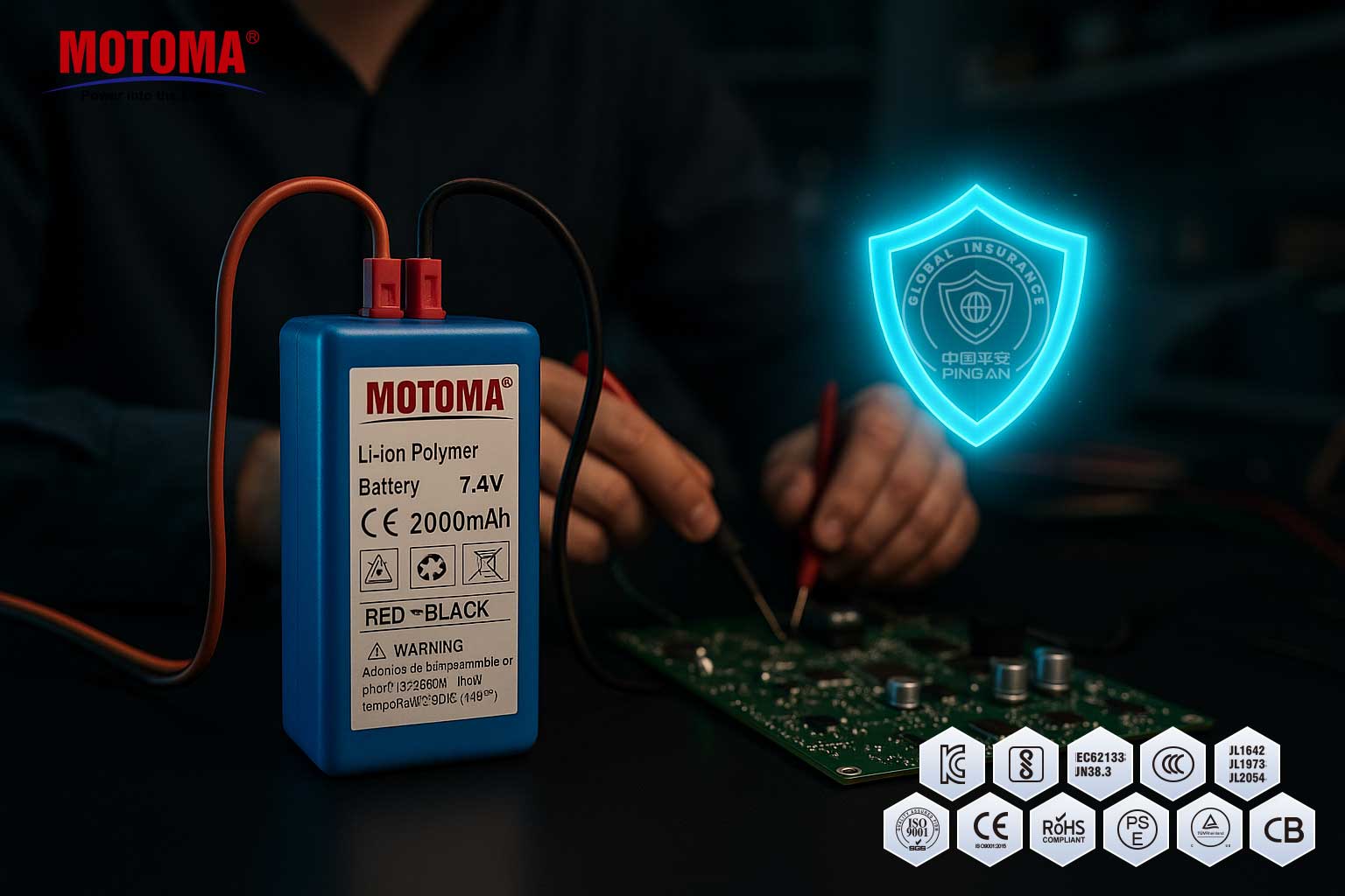 MOTOMA | Choose a safe and reliable 2S LiPo batteries for your high-performance electronic devices