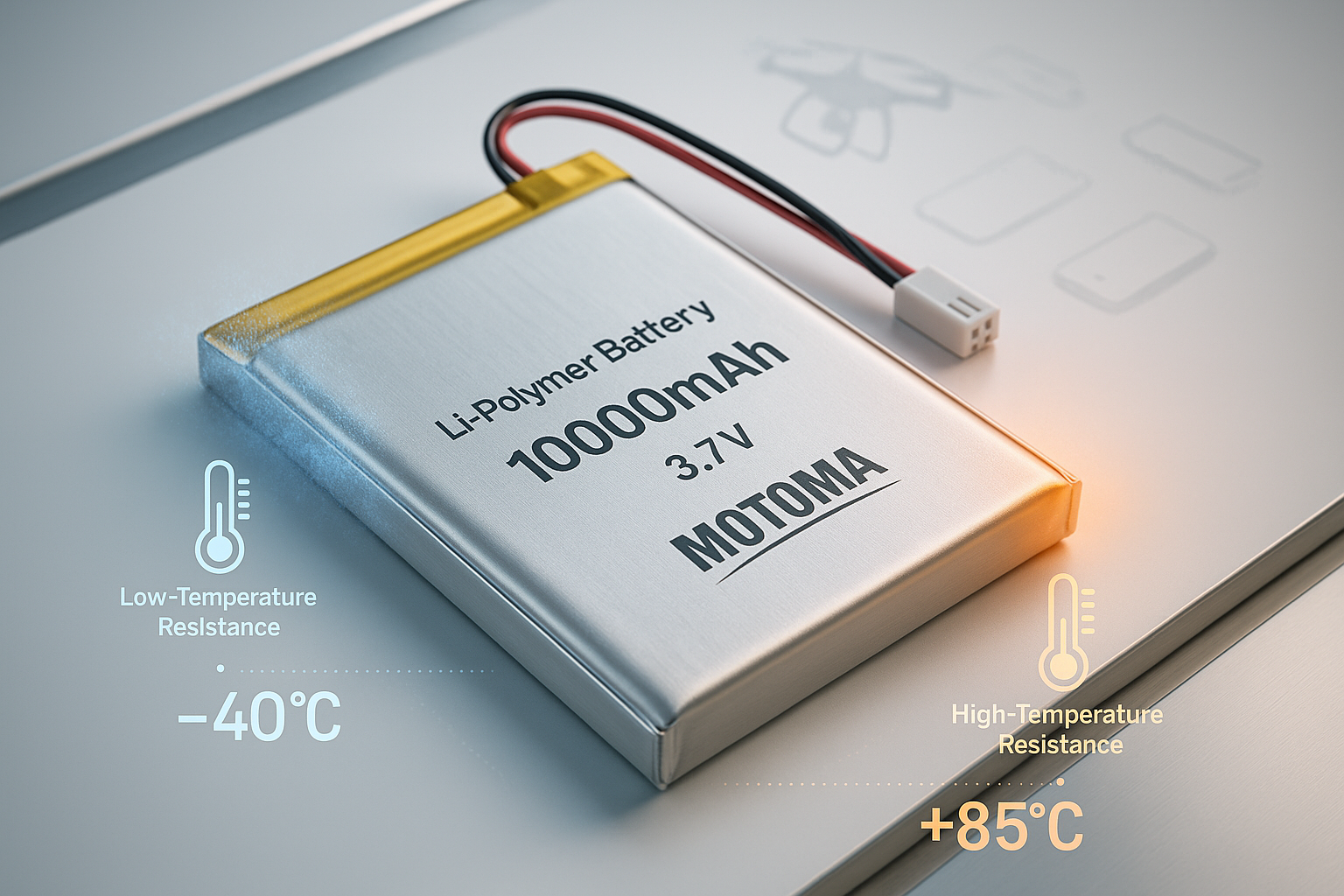 MOTOMA | Lithium Polymer Battery 10000mAh High-Temperature and Low-Temperature Resistant Solutions